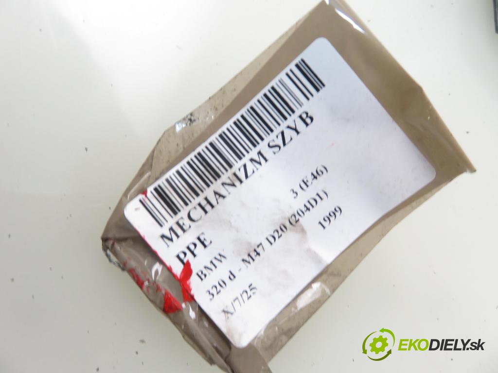 BMW 3 (E46) SEDAN 1999 100,00 320 d 136 - M47 D20 (204D1) 1951,00 mechanismus oken PPE