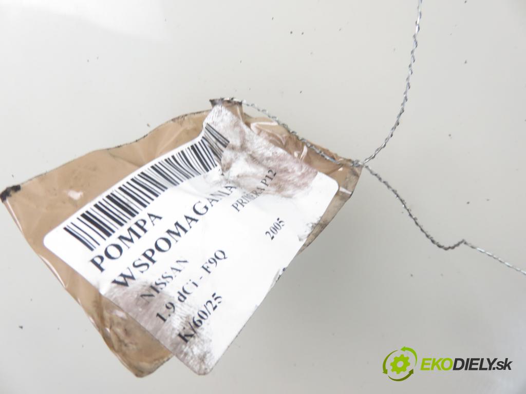 NISSAN PRIMERA (P12) LIFTBACK 2005 85,00 1.9 dCi - F9Q 1870,00 Pumpa servočerpadlo 8200100082 ; 8200096704 ; 26092070EA (Servočerpadlá, pumpy riadenia)