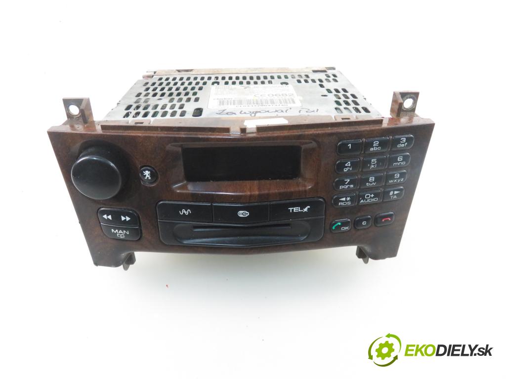 PEUGEOT 607 (9D, 9U) SEDAN 2003 98,00 2.2 HDI - 4HX (DW12TED4/FAP) 2179,00 RADIO 96435880 ; 96435880BV