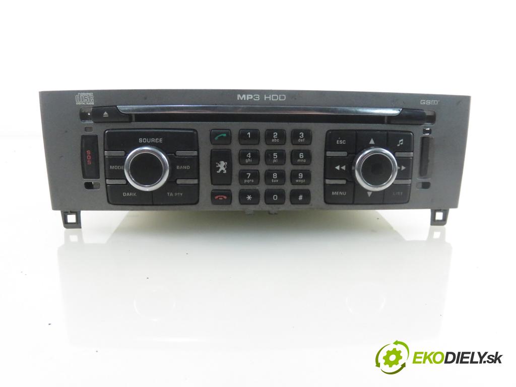PEUGEOT 308 SW KOMBI 2008 103,00 1.6 THP 140 - 5FT (EP6DT) 1598,00 RADIO CD 96658736XH
