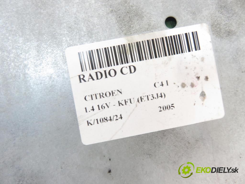 CITROEN C4 I (LC_) HB 2005 65,00 1.4 16V 88 - KFU 1360,00 RADIO CD