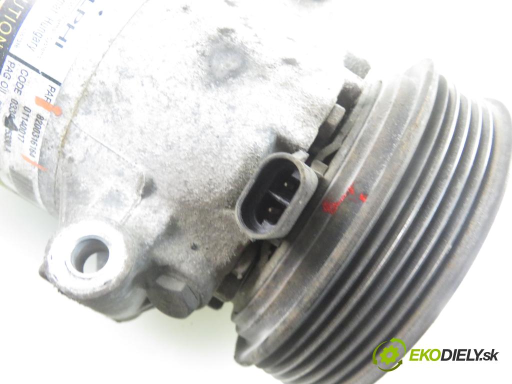 RENAULT MEGANE II (BM0/1_, CM0/1_) HB 2004 72,00 1.4 16V (BM0B, CM0B) - K4J 730 1390,00 KOMPRESOR: klimatizácie 8200316164 (Kompresory klimatizácie)