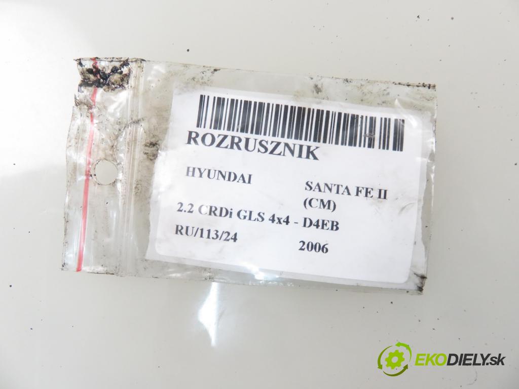 HYUNDAI SANTA FÉ II (CM) SUV 2006 110,00 2.2 CRDi GLS 4x4 150 - D4EB 2188,00 Štartér 3610027010 ; 031013190 (Štartéry)