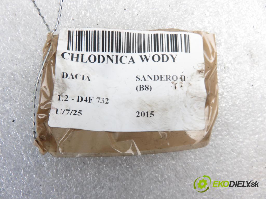 DACIA SANDERO II HB 2015 55,00 1.2 75 - D4F 732 1149,00 chladič vody 214107326R