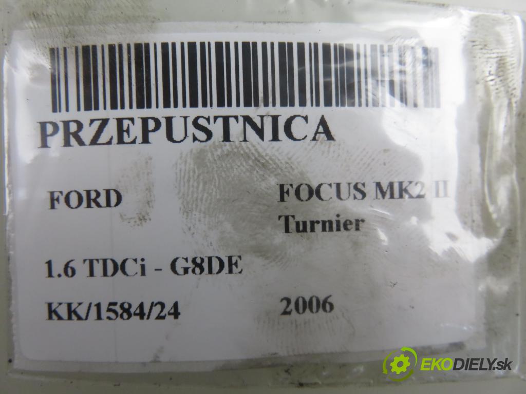 FORD FOCUS II Turnier (DA_, FFS, DS) KOMBI 2006 80,00 1.6 TDCi 109 - G8DE 1560,00 Škrtiaca klapka 9655971880 (Škrtiace klapky)
