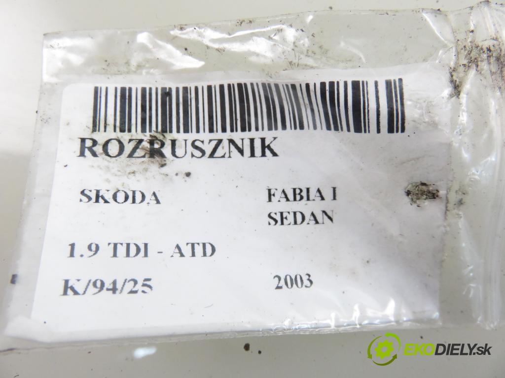 SKODA FABIA I SEDAN (6Y3) SEDAN 2003 74,00 1.9 TDI - ATD 1896,00 Štartér 0001125042 (Štartéry)
