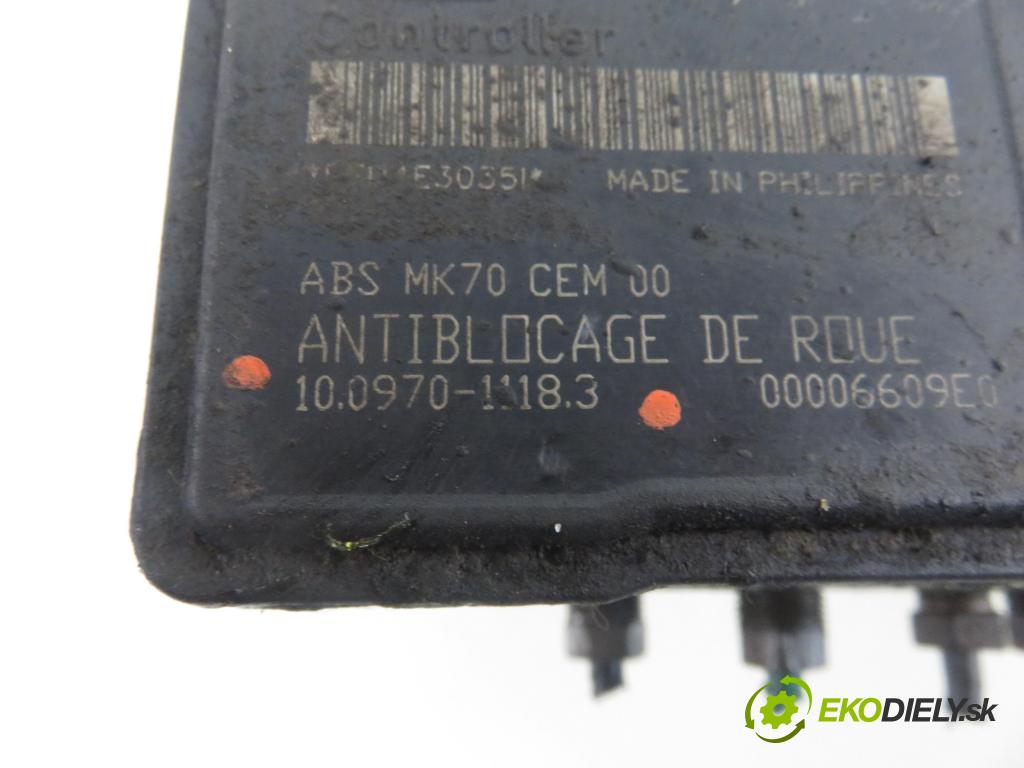 CITROEN C3 I (FC_) HB 2004 50,00 1.4 HDi 8V - 8HX 1398,00 Pumpa ABS 10097011183 ; 9652182680 (Pumpy ABS)