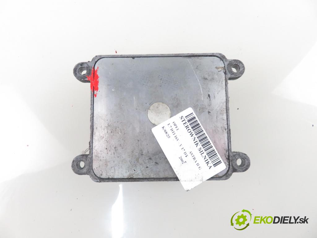 OPEL ASTRA G liftback (T98) HB 2002 55,00 1.7 DTI 16V - Y 17 DT 1686,00 Riadiaca jednotka Motor 16267710 ; 8971891360