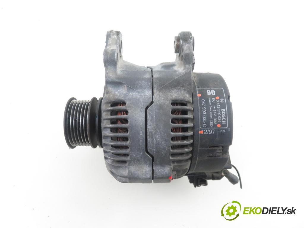 AUDI A3 (8L1) HB 1997 74,00 1.6 - AKL 1595,00 Alternátor 0123320034 ; 037903025C (Alternátory)