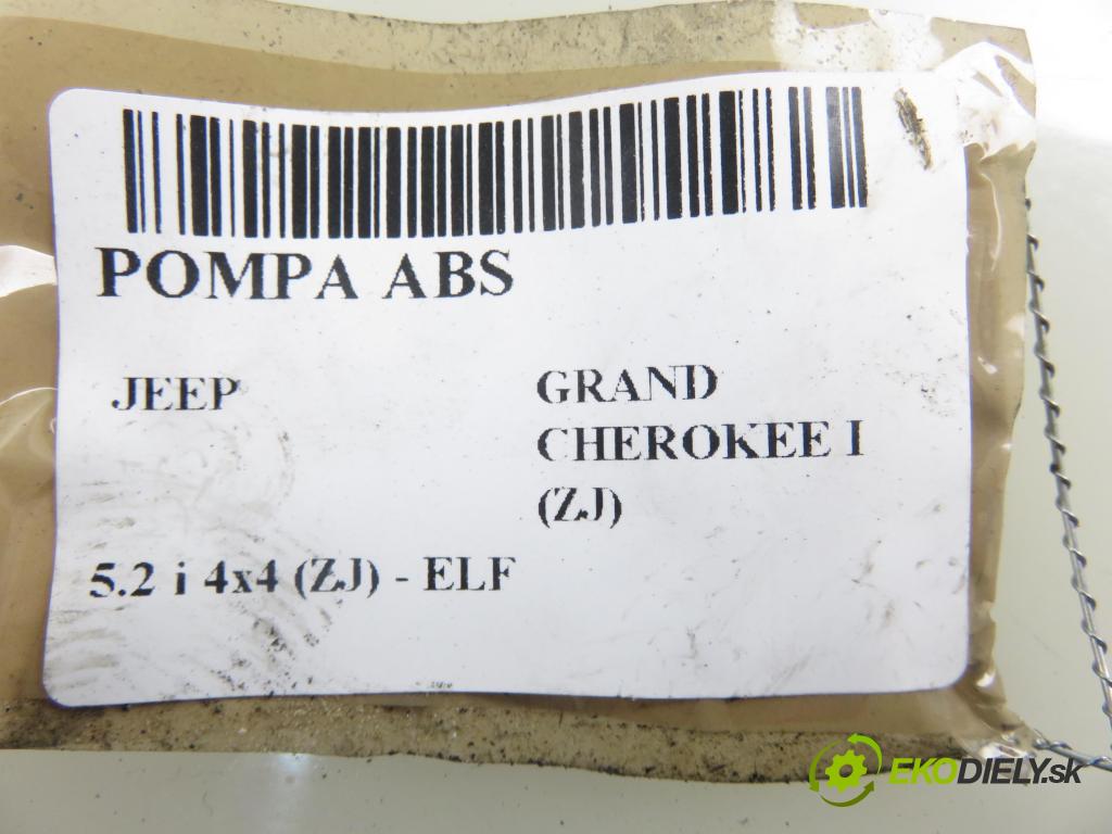 JEEP GRAND CHEROKEE I (ZJ) SUV 1995 0,00 5.2 i 4x4 (ZJ) - ELF 5210,00 Pumpa ABS 52008906 ; 10045708173 (Pumpy ABS)