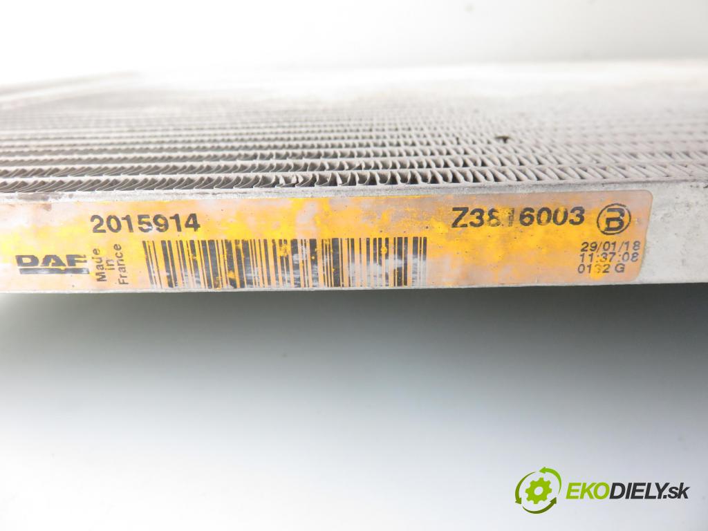 DAF CF CIĄGNIK SIODŁOWY 2018 355,00 FT 480 MX-13 355 H2 12902,00 chladič klimatizácie 2015914 ; Z3816003 (Chladiče klimatizácie)