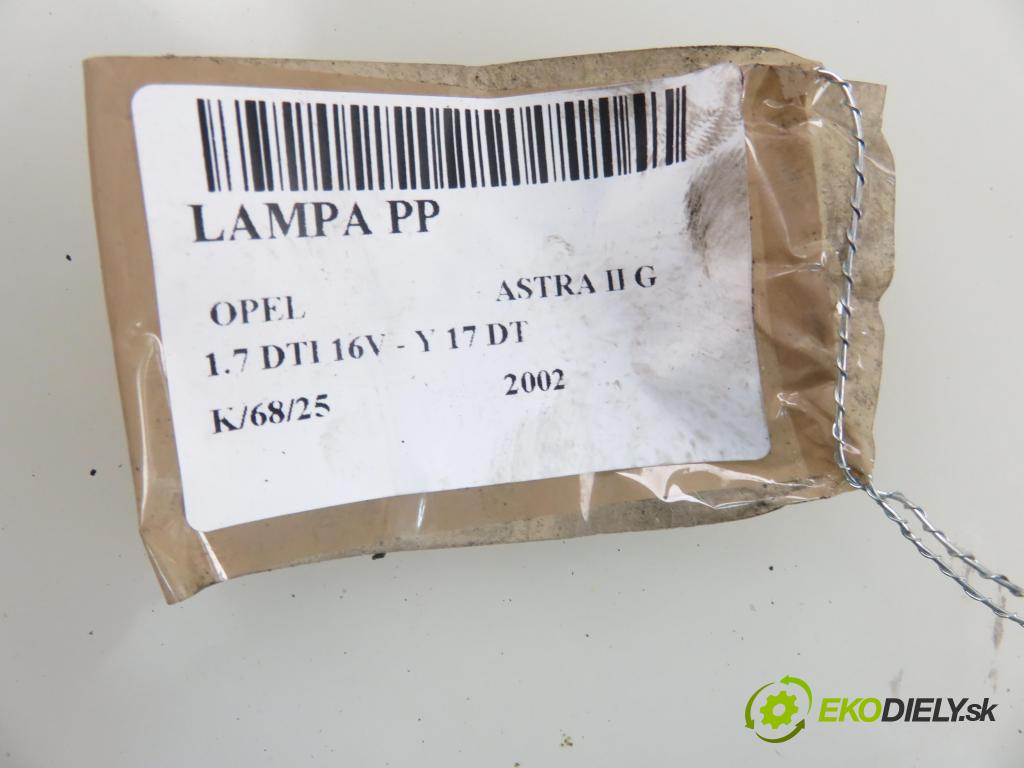 OPEL ASTRA G liftback (T98) HB 2002 55,00 1.7 DTI 16V - Y 17 DT 1686,00 světlo PP 1EG00764032