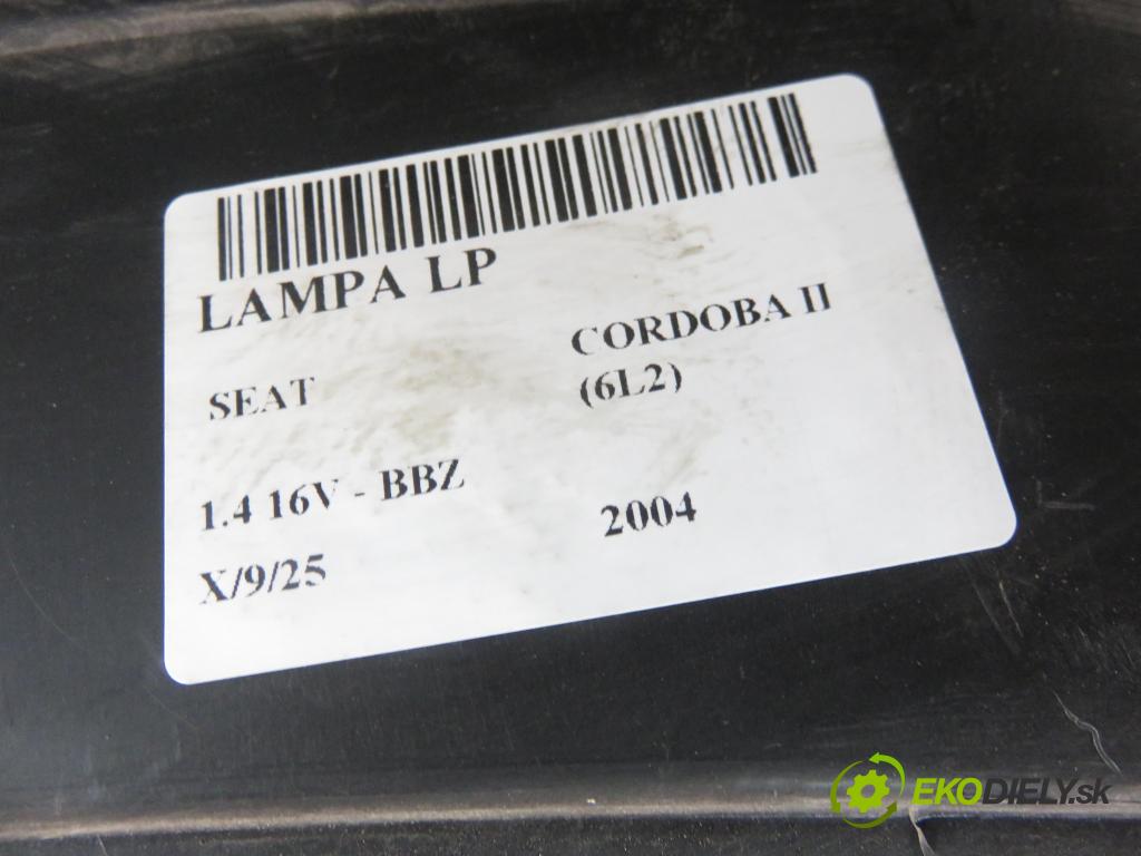 SEAT CORDOBA (6L2) SEDAN 2004 74,00 1.4 16V - BBZ 1390,00 světlo LP