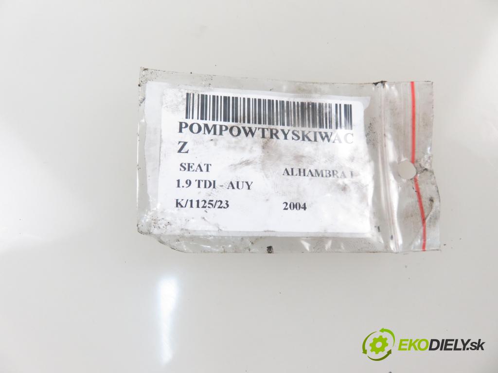SEAT ALHAMBRA (7V8, 7V9) MINIVAN 2004 85,00 1.9 TDI PD 115 - AUY 1896,00 Vstrekovač 038130073AG ; 0414720215 (Vstrekovače)