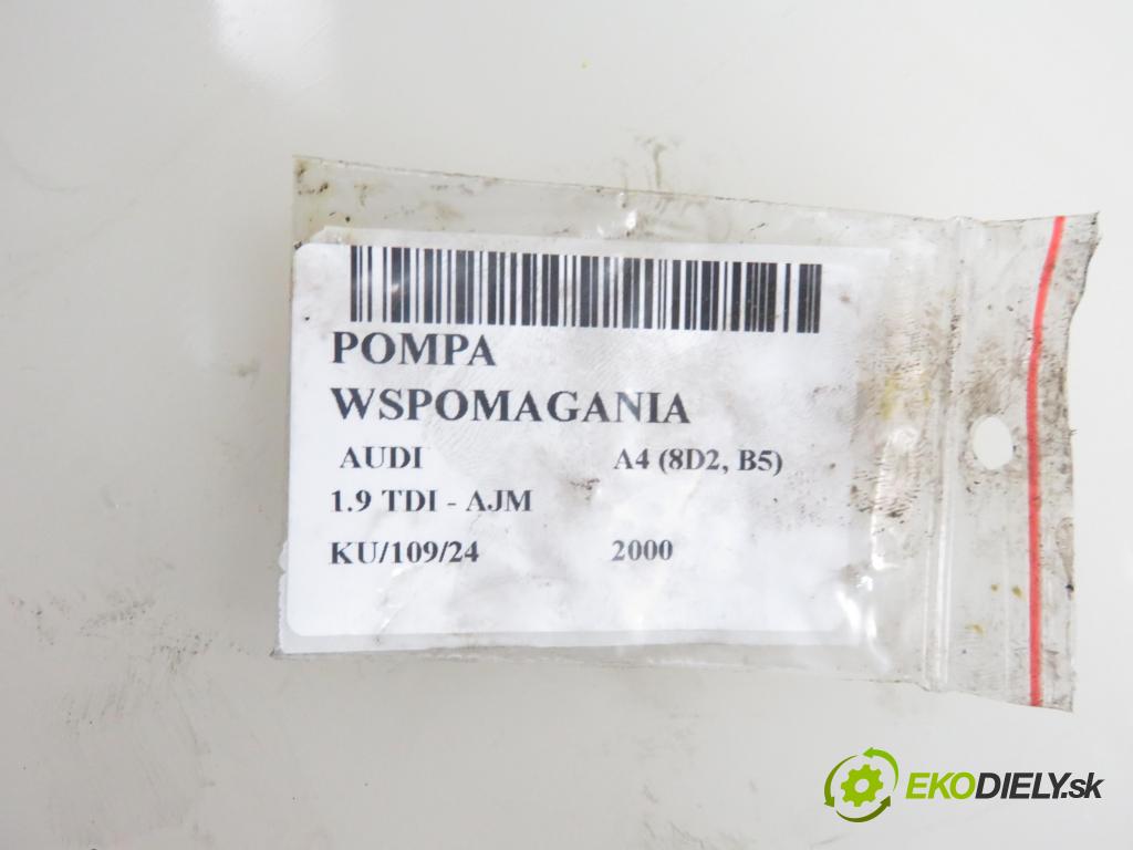 AUDI A4 (8D2, B5) SEDAN 2000 85,00 1.9 TDI - AJM 1896,00 Pumpa servočerpadlo 8D0145177Q (Servočerpadlá, pumpy riadenia)