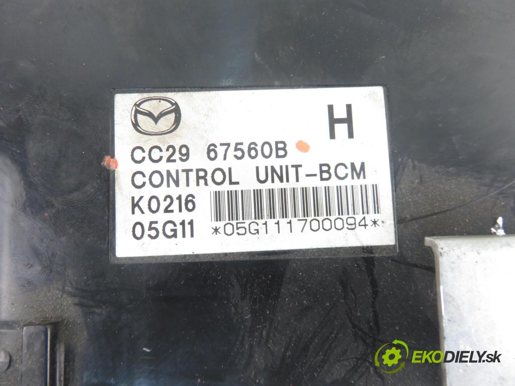 MAZDA 5 (CR19) MINIVAN 2005 107,00 2 - LFF7 1999,00 Riadiaca jednotka Motor CC2967560B