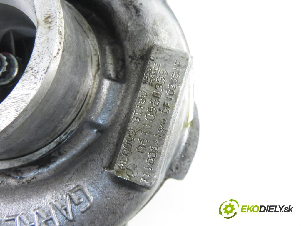 MERCEDES-BENZ KLASA C (W203) SEDAN 2000 105,00 C 220 CDI 143 - OM 611.962 2148,00 RYCHLONABÍJEČKA: 6110960999 (Turbodúchadla (kompletní))