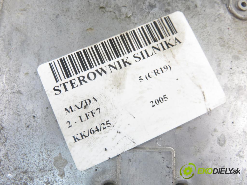 MAZDA 5 (CR19) MINIVAN 2005 107,00 2 - LFF7 1999,00 Riadiaca jednotka Motor E6T53975H1 ; LFD718881C