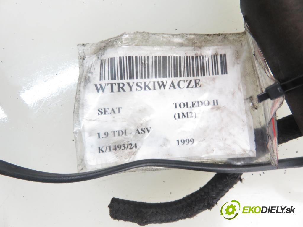 SEAT TOLEDO II (1M2) SEDAN 1999 81,00 1.9 TDI - ASV 1896,00 vstřikovací ventily 028130201S ; 028130201T (Vstřikovací ventily)