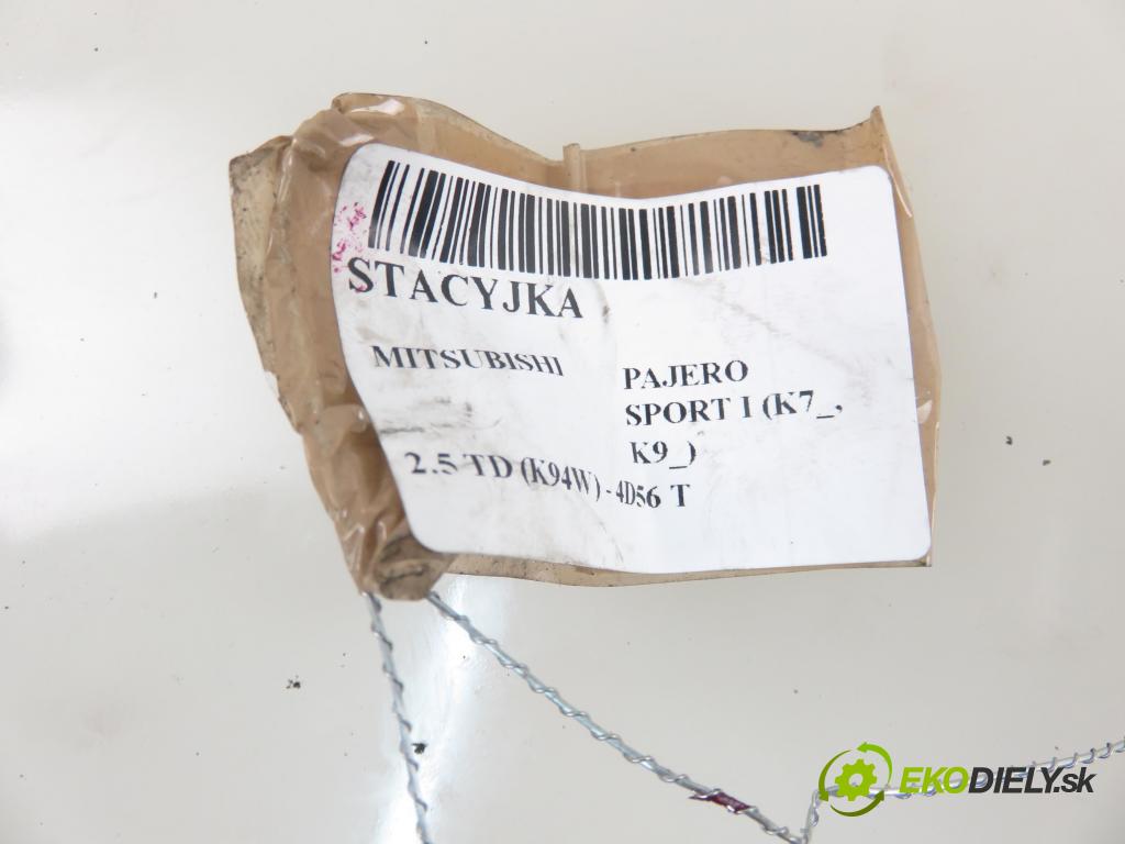 MITSUBISHI PAJERO SPORT I (K7_, K9_) SUV 1999 73,00 2.5 TD (K94W) 99 - 4D56 T 2477,00 spinačka  (Spínacie skrinky a kľúče)
