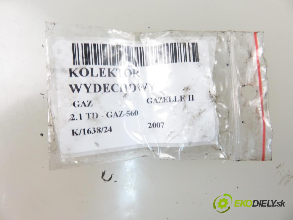 GAZ GAZELLE  KABINA/PLATFORMA 2007 81,00 2.1 TD - GAZ-560 2134,00 potrubí VYČERPAT:  (Výfukové potrubí)