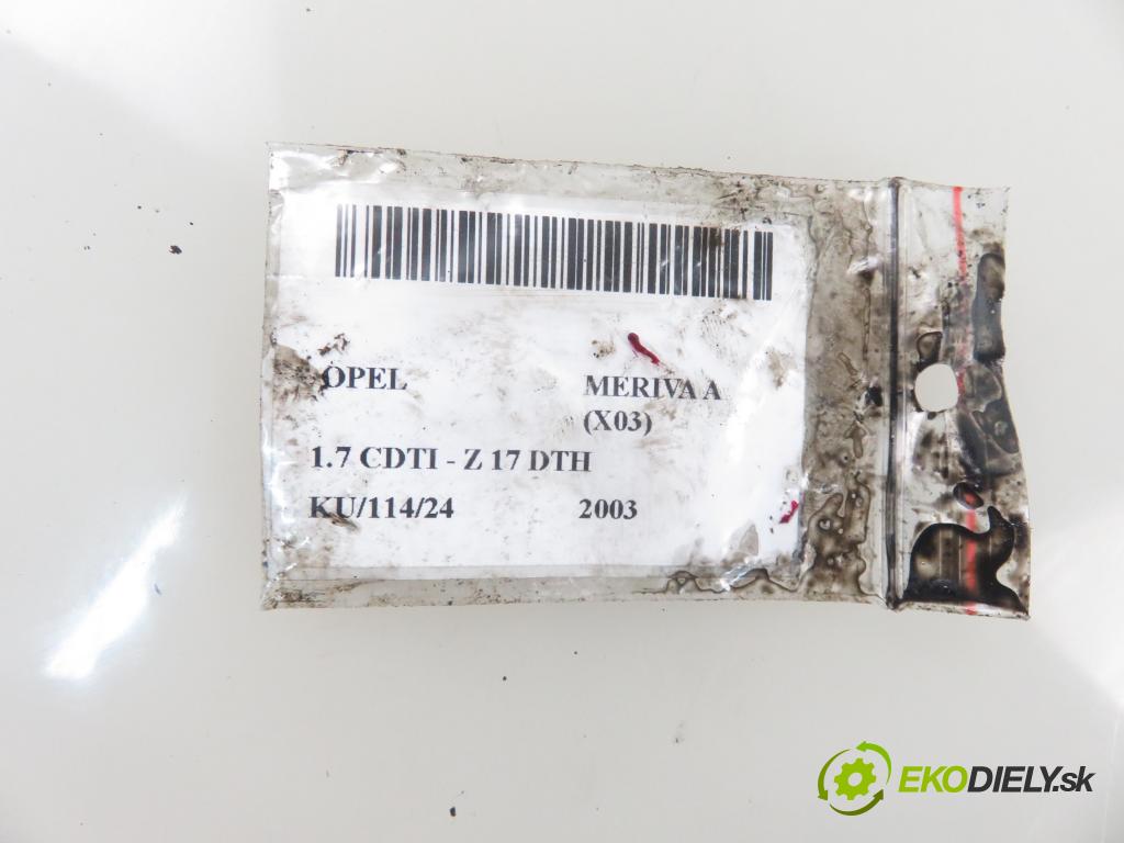 OPEL MERIVA A nadwozie wielkoprzestrzenne (MPV) (X03) MINIVAN 2003 74,00 1.7 CDTI 100 - Z 17 DTH 1686,00 vstrekovač 8973138614 (Vstrekovače)
