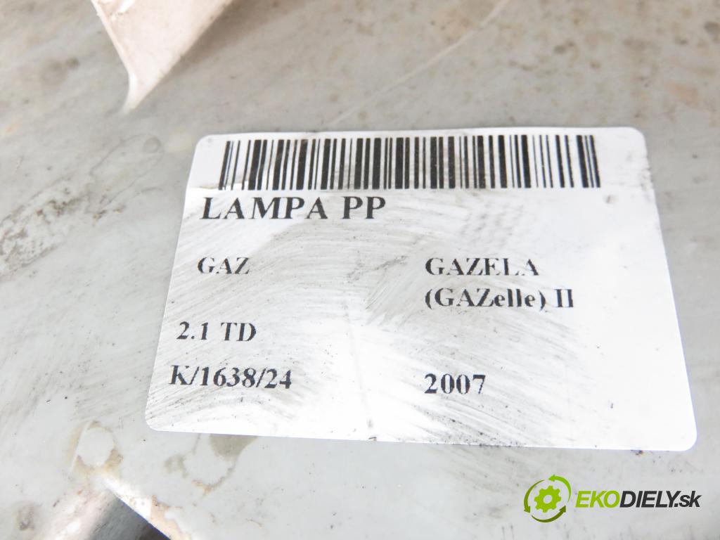 GAZ GAZELLE  KABINA/PLATFORMA 2007 81,00 2.1 TD - GAZ-560 2134,00 světlo PP 0301215202