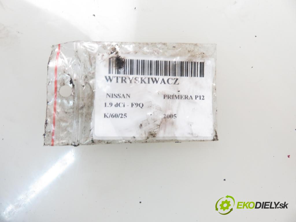 NISSAN PRIMERA (P12) LIFTBACK 2005 85,00 1.9 dCi - F9Q 1870,00 vstrekovač 8200100272 ; 0445110110B (Vstrekovače)
