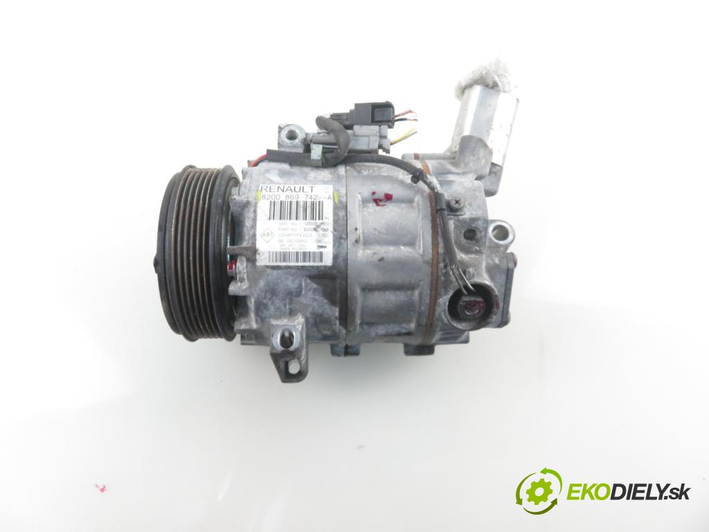 RENAULT SCENIC III (JZ0/1_) MINIVAN 2010 103,00 2.0 16V (JZ0G, JZ0P, JZ1E, JZ1P) - M4R 713 1997,00 KOMPRESOR: klimatizácie 8200869742A (Kompresory klimatizácie)