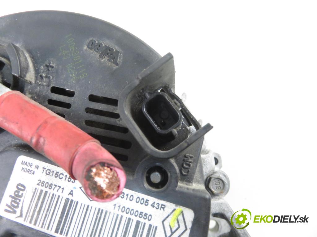 RENAULT SCENIC III (JZ0/1_) MINIVAN 2010 103,00 2.0 16V (JZ0G, JZ0P, JZ1E, JZ1P) - M4R 713 1997,00 Alternátor 231000543R (Alternátory)