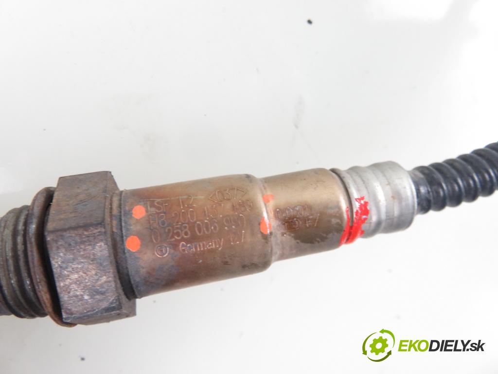 RENAULT SCENIC III (JZ0/1_) MINIVAN 2010 103,00 2.0 16V (JZ0G, JZ0P, JZ1E, JZ1P) - M4R 713 1997,00 sonda lambda 0258006990 ; H8200137489 (Lambda sondy)