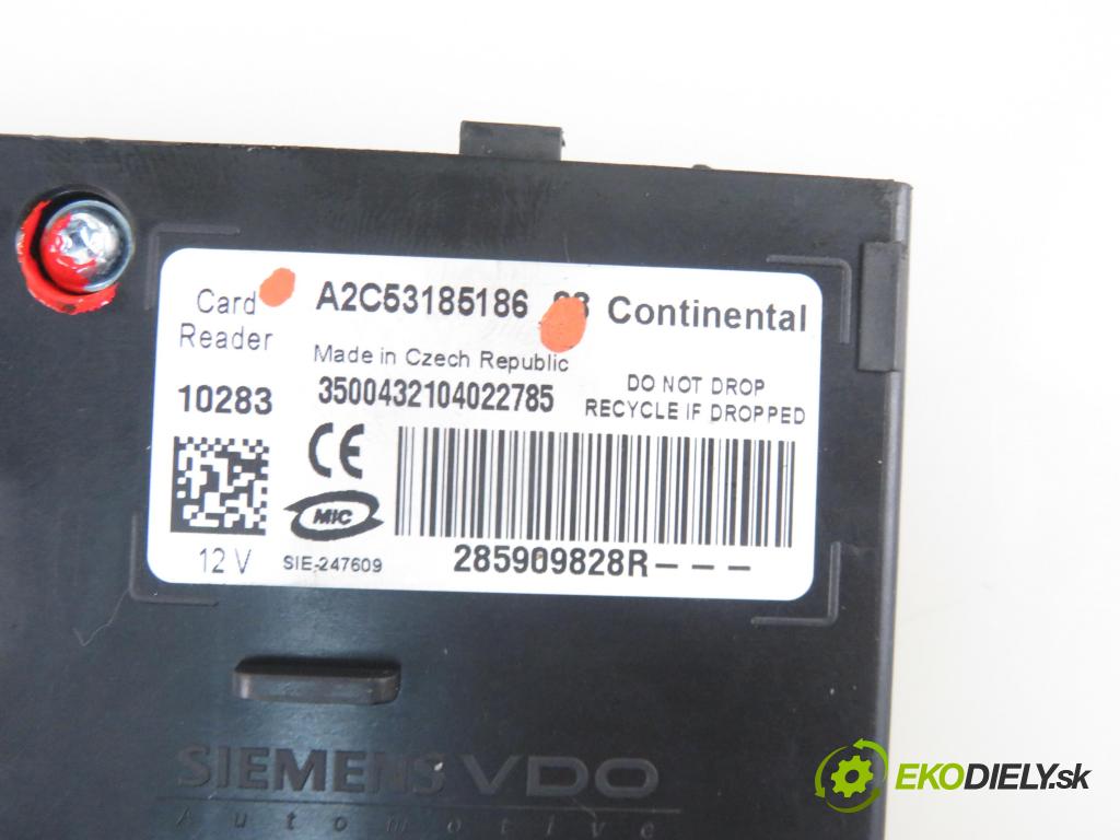 RENAULT SCENIC III (JZ0/1_) MINIVAN 2010 103,00 2.0 16V (JZ0G, JZ0P, JZ1E, JZ1P) - M4R 713 1997,00 CZYTNIK KARTY: A2C53185186