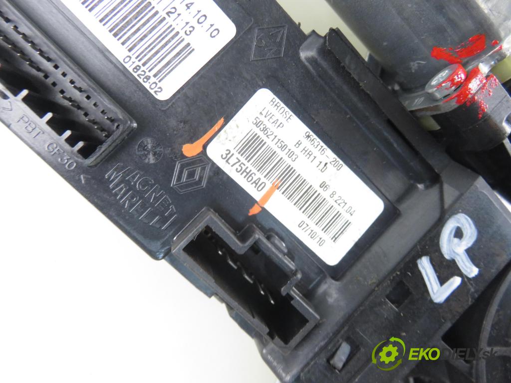 RENAULT SCENIC III (JZ0/1_) MINIVAN 2010 103,00 2.0 16V (JZ0G, JZ0P, JZ1E, JZ1P) - M4R 713 1997,00 mechanismus oken 807319718R ; 3L75H6A0
