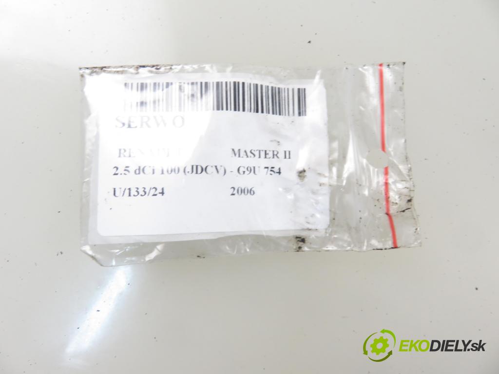 RENAULT MASTER II Autobus (JD) BUS 2006 0,00 2.5 dCi 100 (JDCV) - G9U 754 2464,00 Posilovač 8200189405 ; 0204024918 (Servočerpadlá, pumpy riadenia)