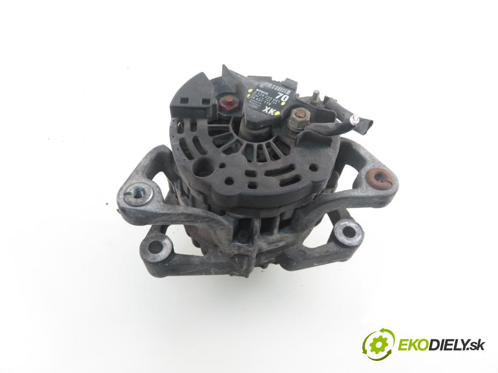 OPEL AGILA (A) (H00) HB 2004 55,00 1.2 16V - Z 12 XE 1199,00 Alternátor 24437119 ; 24437119XK ; 0124225041 (Alternátory)