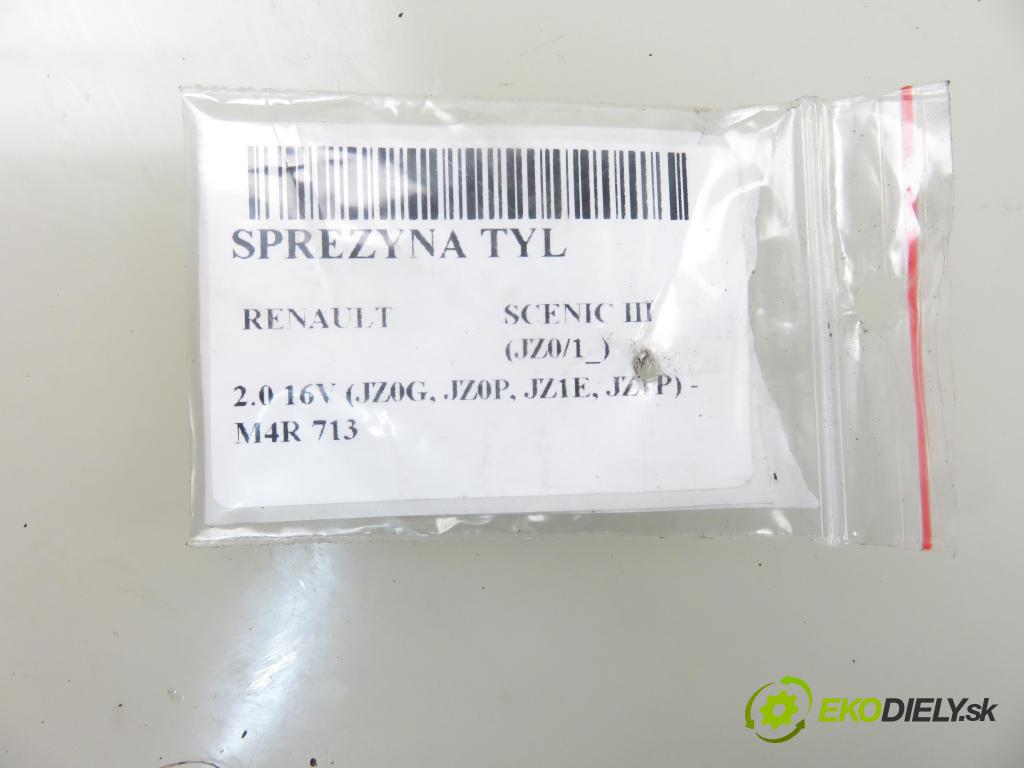 RENAULT SCENIC III (JZ0/1_) MINIVAN 2010 103,00 2.0 16V (JZ0G, JZ0P, JZ1E, JZ1P) - M4R 713 1997,00 Pružina zadné