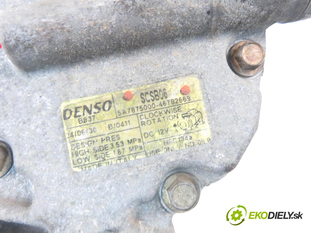 FIAT PUNTO (188_) HB 2004 44,00 1.2 60 - 188 A4.000 1242,00 KOMPRESOR: klimatizácie SCSB06 (Kompresor klimatizácie)