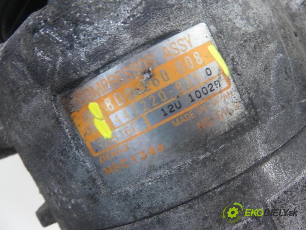 VW PASSAT B5 Variant (3B5) KOMBI 2001 85,00 1.9 TDI - AJM 1896,00 KOMPRESOR: klimatizácie 4472208350 ; 8D0260808 (Kompresory klimatizácie)