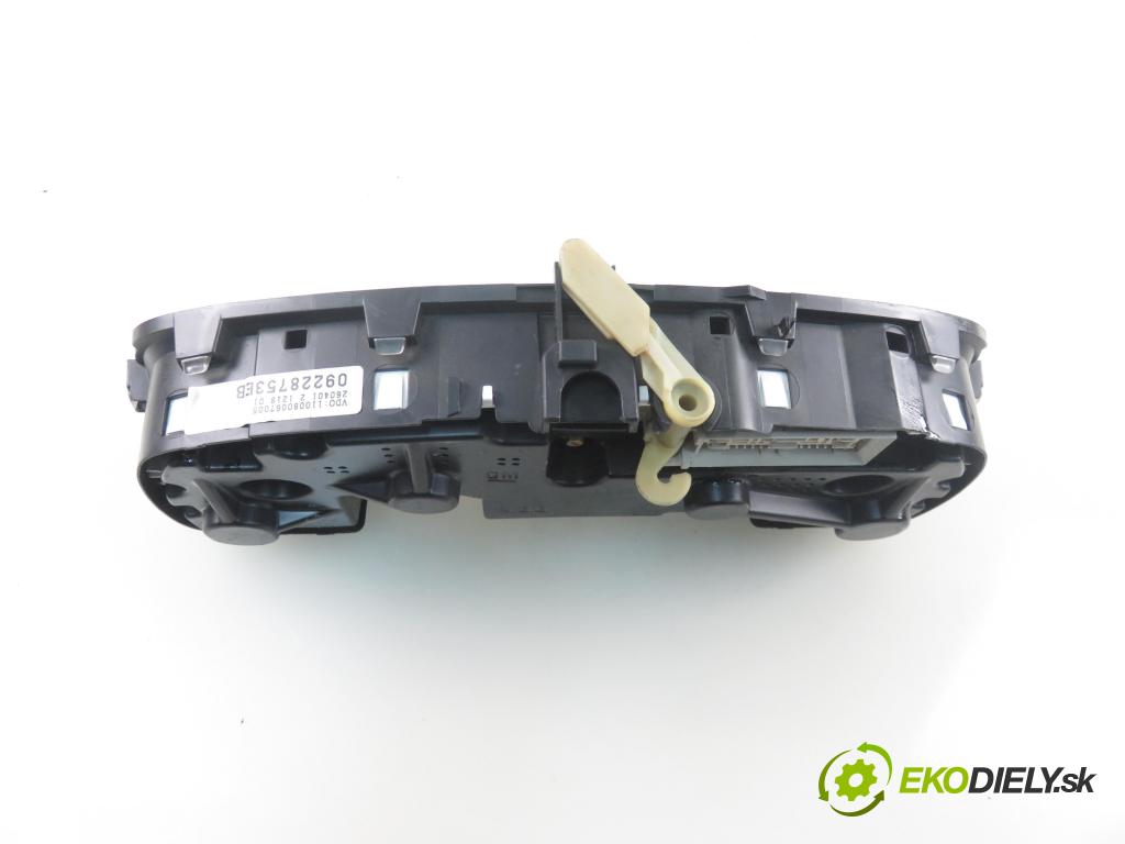 OPEL ASTRA G Kombi (T98) KOMBI 2000 74,00 1.6 16V - Z 16 XE 1598,00 prístrojovka elektrický 09228753EB ; 110080068005