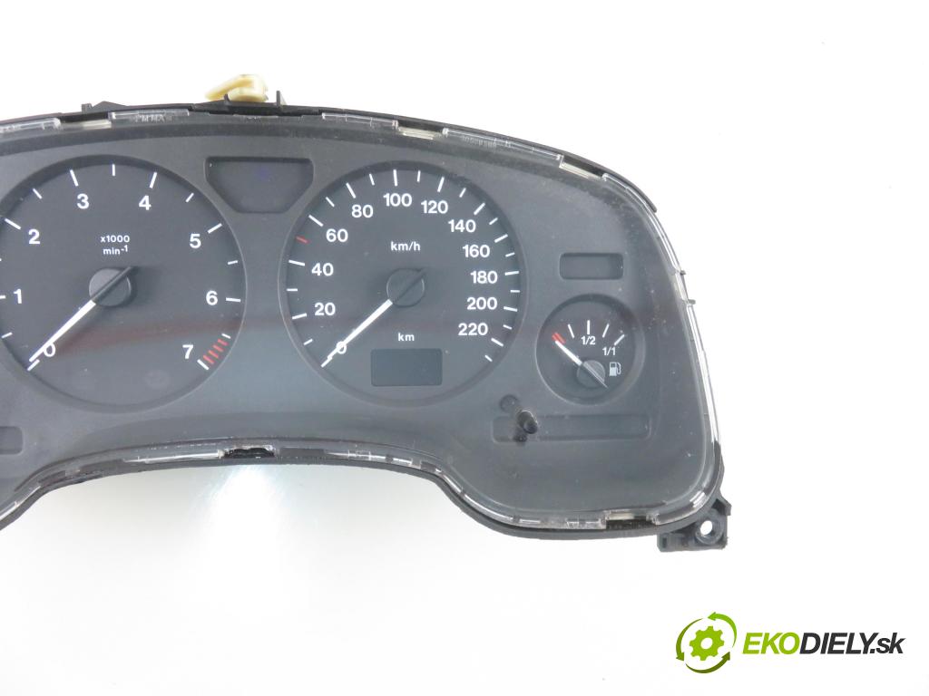 OPEL ASTRA G Kombi (T98) KOMBI 2000 74,00 1.6 16V - Z 16 XE 1598,00 prístrojovka elektrický 09228753EB ; 110080068005
