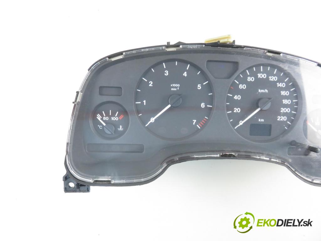 OPEL ASTRA G Kombi (T98) KOMBI 2000 74,00 1.6 16V - Z 16 XE 1598,00 prístrojovka elektrický 09228753EB ; 110080068005