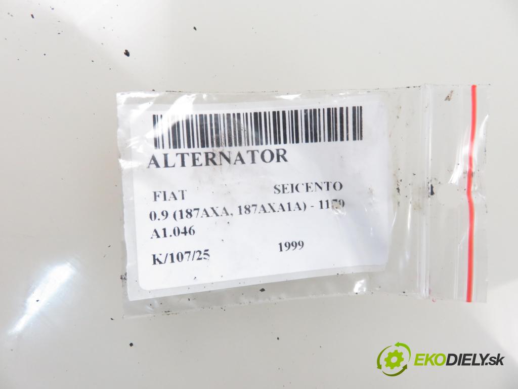 FIAT SEICENTO / 600 (187_) HB 1999 29,00 0.9 39 - 1170 A1.046 899,00 Alternátor 2720200 (Alternátory)