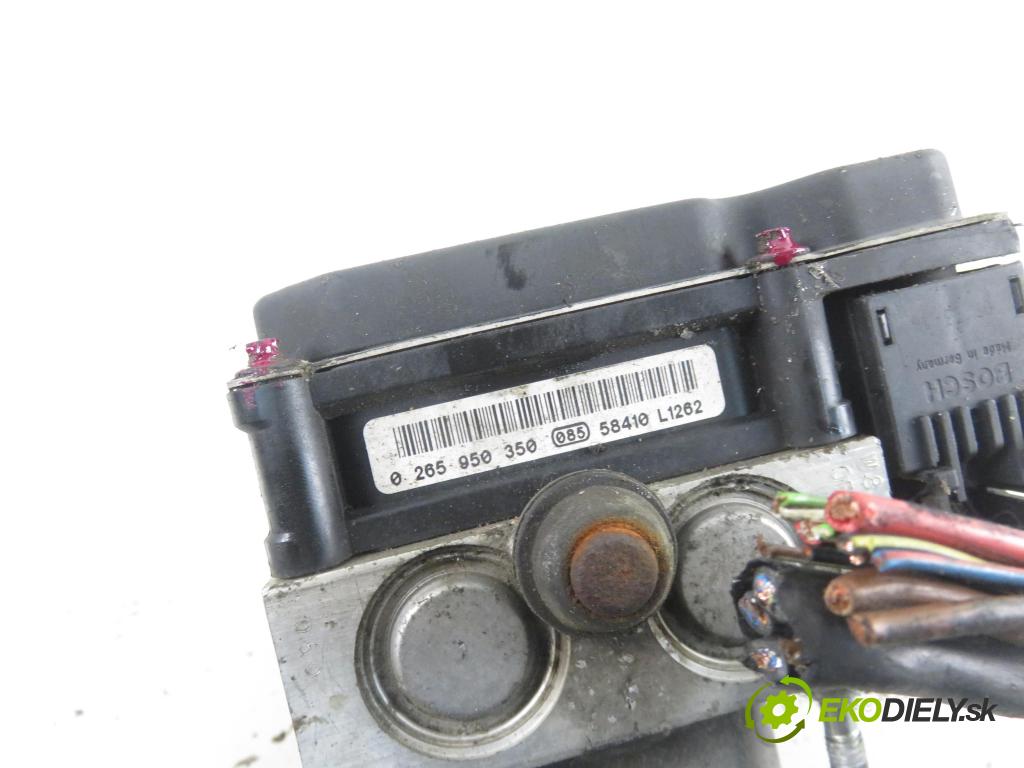 OPEL MERIVA A nadwozie wielkoprzestrzenne (MPV) (X03) MINIVAN 2005 74,00 1.6 16V - Z 16 XE 1598,00 Pumpa ABS 13190879 ; 0265234093 ; 0265950350 (Pumpy ABS)