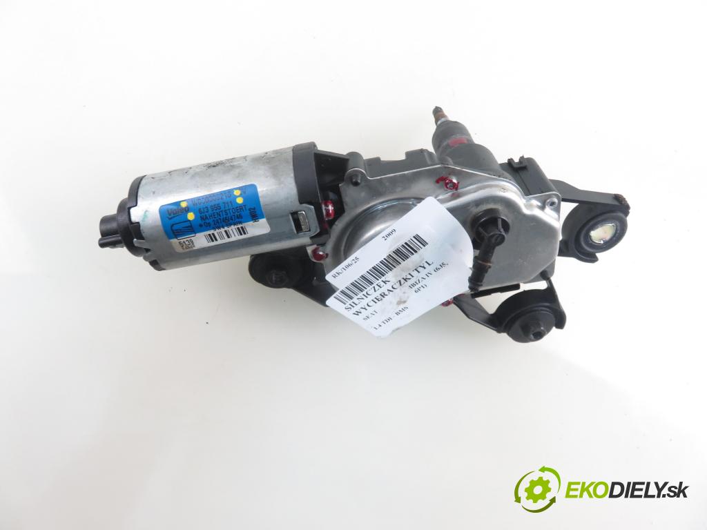 SEAT IBIZA IV (6J5, 6P1) HB 2009 59,00 1.4 TDI - BMS 1422,00 motorek stěrače ZADNÍ: 6J3955711 ; W000003210