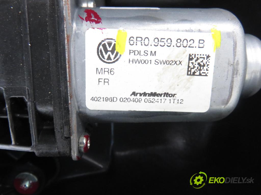 SEAT IBIZA IV (6J5, 6P1) HB 2009 59,00 1.4 TDI - BMS 1422,00 mechanismus oken PPE 3D 6R0959802B ; 6J3837402