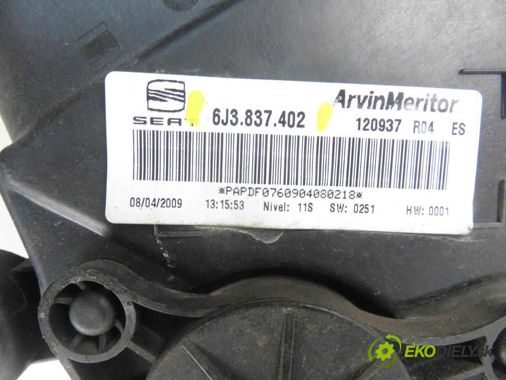SEAT IBIZA IV (6J5, 6P1) HB 2009 59,00 1.4 TDI - BMS 1422,00 mechanismus oken PPE 3D 6R0959802B ; 6J3837402