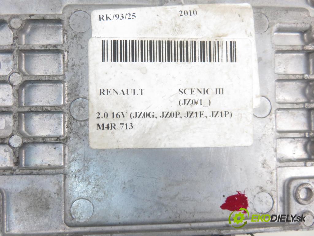 RENAULT SCENIC III (JZ0/1_) MINIVAN 2010 103,00 2.0 16V (JZ0G, JZ0P, JZ1E, JZ1P) - M4R 713 1997,00 Riadiaca jednotka prevodovky 310320115R ; 310320003R