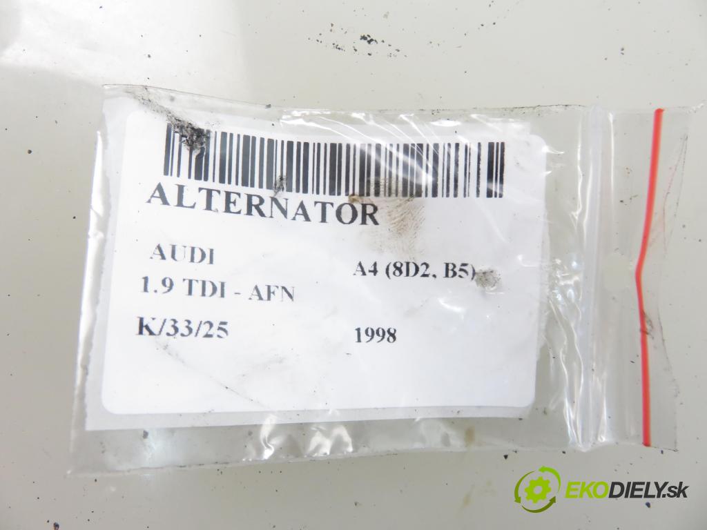 AUDI A4 (8D2, B5) SEDAN 1998 81,00 1.9 TDI 110 - AFN 1896,00 Alternátor CA1403IR (Alternátory)