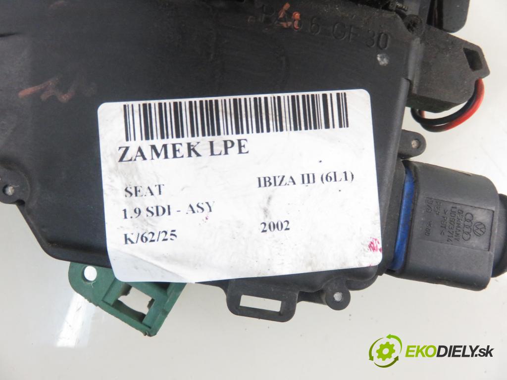 SEAT IBIZA III (6L1) HB 2002 47,00 1.9 SDI - ASY 1896,00 zámok
