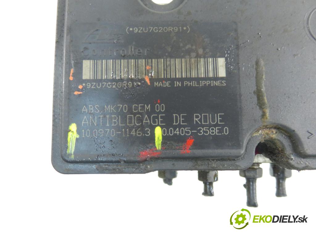 PEUGEOT 207 (WA_, WC_) HB 2007 88,00 1.6 16V VTi - 5FW (EP6) 1598,00 Pumpa ABS 10097011463 (Pumpy ABS)